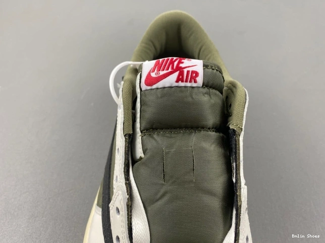 Bmlin Shoes OG TRAVIS X JORDAN AIR LOW SCOTT OLIVE DM7866-200 1 MEDIUM 0801
